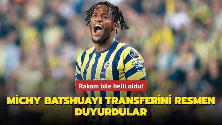 Rakam Bile Belli Oldu! Michy Batshuayi Transferini Resmen Duyurdular…